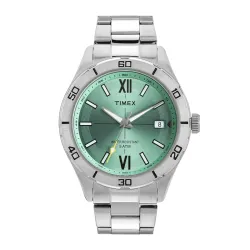 TIMEX Analog Watch for Men Available in Multicolor Dial & Silver Stainless Steel Bracelet Band - Water Resistant Wrist W