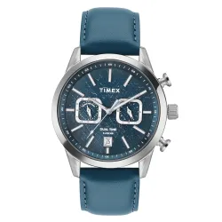 TIMEX Analog Watch for Men with Round Dial & Water Resistant Mans Wrist Watches