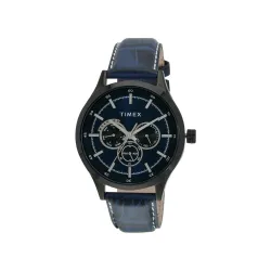TIMEX Analog Watch for Men with Round Dial & Water Resistant Mans Wrist Watches
