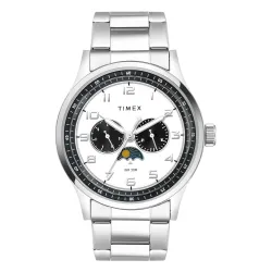 TIMEX Analog Watch for Men with Round Dial & Water Resistant Mans Wrist Watches