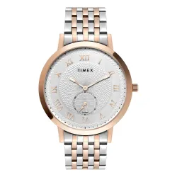 TIMEX Analog Watch for Men with Round Dial & Water Resistant Mans Wrist Watches