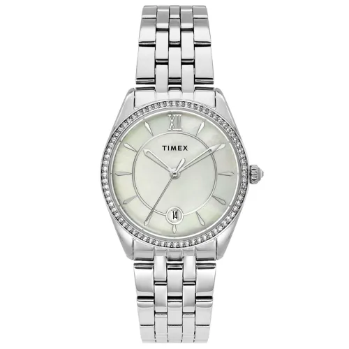Image of TIMEX Analog Watch for Woman with Round Dial & Water Resistant Women's Wrist