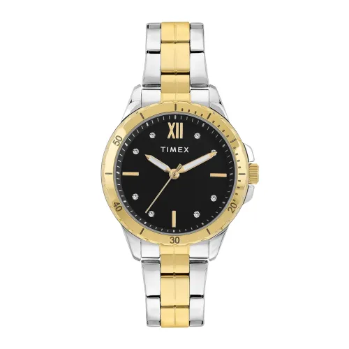 Image of TIMEX Analog Watch for Women Available in Multicolor Dial & Silver Stainless Steel Bracelet Band - Water Resistant Wrist