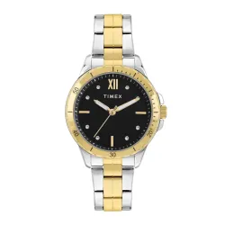 TIMEX Analog Watch for Women Available in Multicolor Dial & Silver Stainless Steel Bracelet Band - Water Resistant Wrist Watches