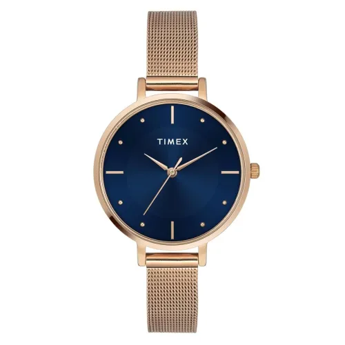 Image of TIMEX Analog Watch for Women with Round Dial & Water Resistant Women's Wrist