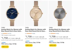 TIMEX Analog Watch @ Minimum 60% Discount