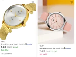 Timex Analog Watches Upto 70% Discount