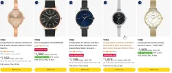 TIMEX at minimum 60% Discount