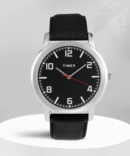 Image of TIMEX  Black Dial Analog Watch - For Men TW0TG8203