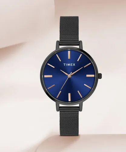 Image of TIMEX  Blue Dial Analog Watch - For Women TWEL155SMU03.