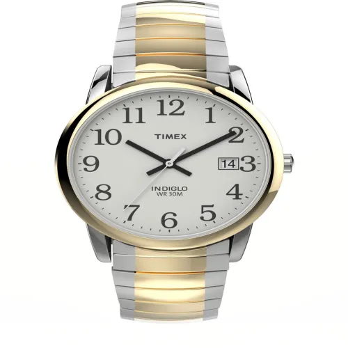 Image of Timex Easy Reader Round 21mm White Dial Analog Men Watch
