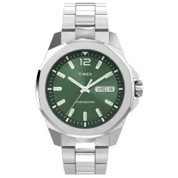 TIMEX Essex Round 46mm Green Dial Analog Men Watch