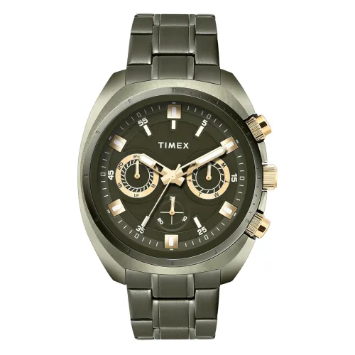 Image of TIMEX Green Round Dial Analog Men's Watch - TWEG28201