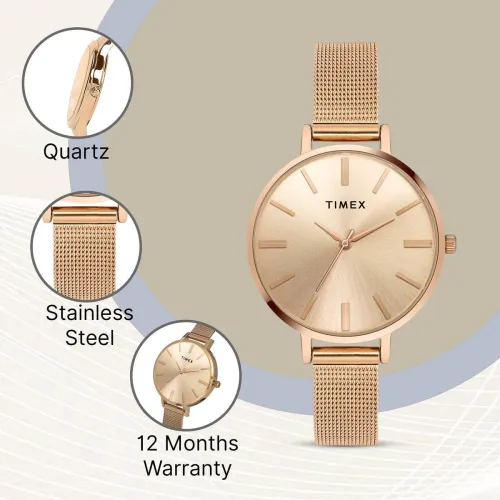 Image of TIMEX  Grey Dial Analog Watch