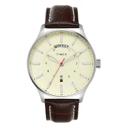 TIMEX Ivory Round Dial Analog Mens Watch