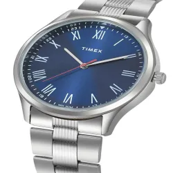 Timex Men Printed Dial & Stainless Steel Bracelet Style Analogue Watch