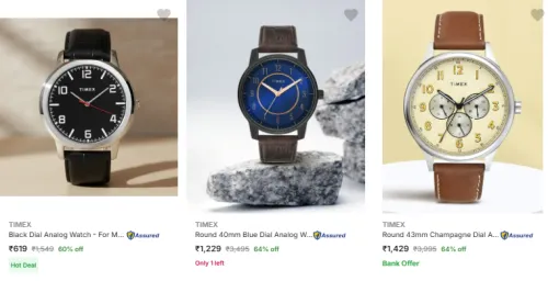 Image of TIMEX men's watch @ upto 71% Discount 