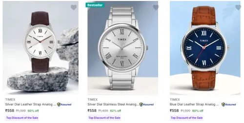 Image of Timex Men Watch Minimum 60% Discount