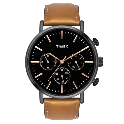Image of TIMEX Men's Analog Watch (Round Dial, Water Resistant)