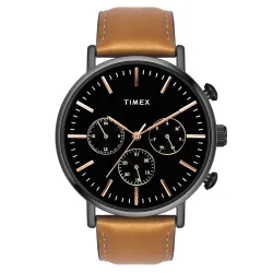 TIMEX Mens Analog Watch (Round Dial, Water Resistant)