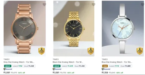 Image of Timex Men's Watches at minimum 64% discount