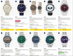 TIMEX Mens Watches at minimum 50% Discount