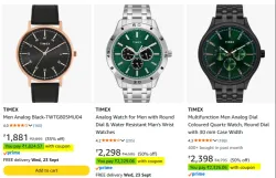 Timex Mens Watches up to 50% Discount + Coupon