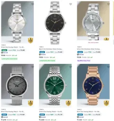 Timex Mens Wrist watches at minimum 62% Discount