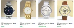 Timex Mens Wrist Watches at minimum 60% Discount