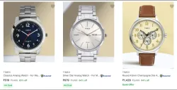 Timex Mens Wrist Watches at minimum 60% Discount