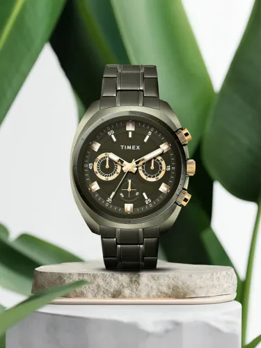 Image of TIMEX Multifunction, Green Dial Analog Watch
