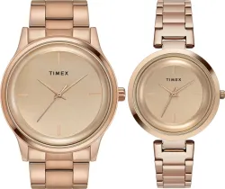 TIMEX Pair, Rose Gold Dial Analog Watch  - For Couple TW00PR316