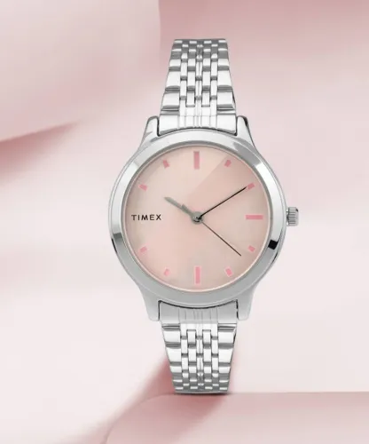 Image of TIMEX Pink Dial Analog Watch