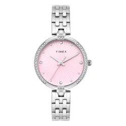 TIMEX Pink Round Dial Analog Womens Watch - TWEL22600
