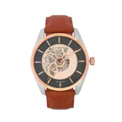 TIMEX Round 44mm Black Dial Automatic Men Watch - TWEG17503