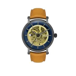 TIMEX Round 44mm Blue Dial Automatic Men Watch 