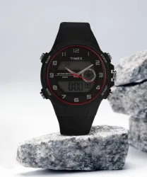 TIMEX Round 46mm Grey Dial Analog-Digital Watch 