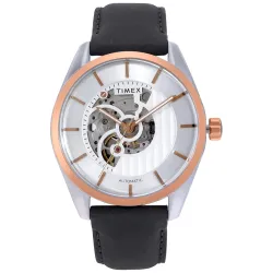 TIMEX Round 44mm Silver Dial Analog Men Watch