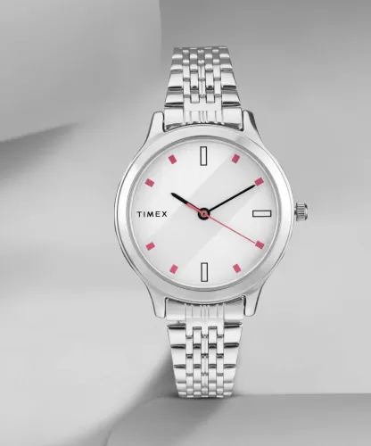 Image of TIMEX  Silver Dial Analog Watch - For Women TWTL10104