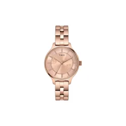 TIMEX Stainless Steel Analog Rose Gold Dial Women Watch-Twel14808