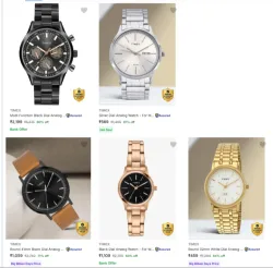 Timex Watch Minimum 60% Discount