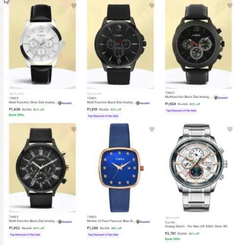 Image of Timex watch up to 75% Discount