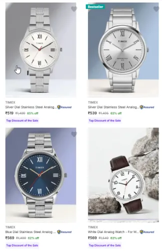 Image of Timex Watch up to 75% Discount
