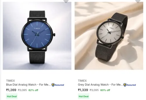 Image of Timex Watches Minimum 60% Discount