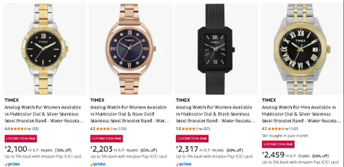 Image of Timex Watches up to 70% Discount