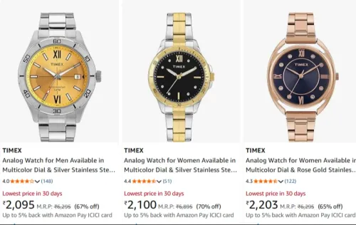 Image of Timex Watches up to 70% Discount