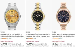 Timex Watches up to 70% Discount