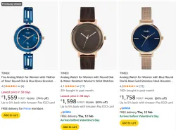 Timex Watches Upto 74% Discount
