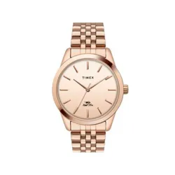 TIMEX Women’s Analog Watch – Round Dial, Water Resistant