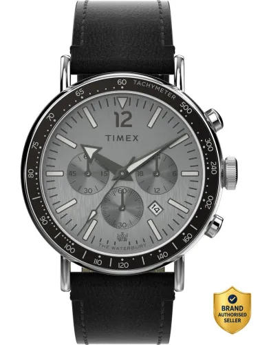 Image of TIMEX Waterbury 43mm Silver Dial Analog Watch For Men